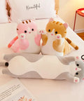 50-130CM Long Cat Plush Toy, Soft Nap Pillow