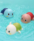  Frogs Clockwork Swimming Bath Toy