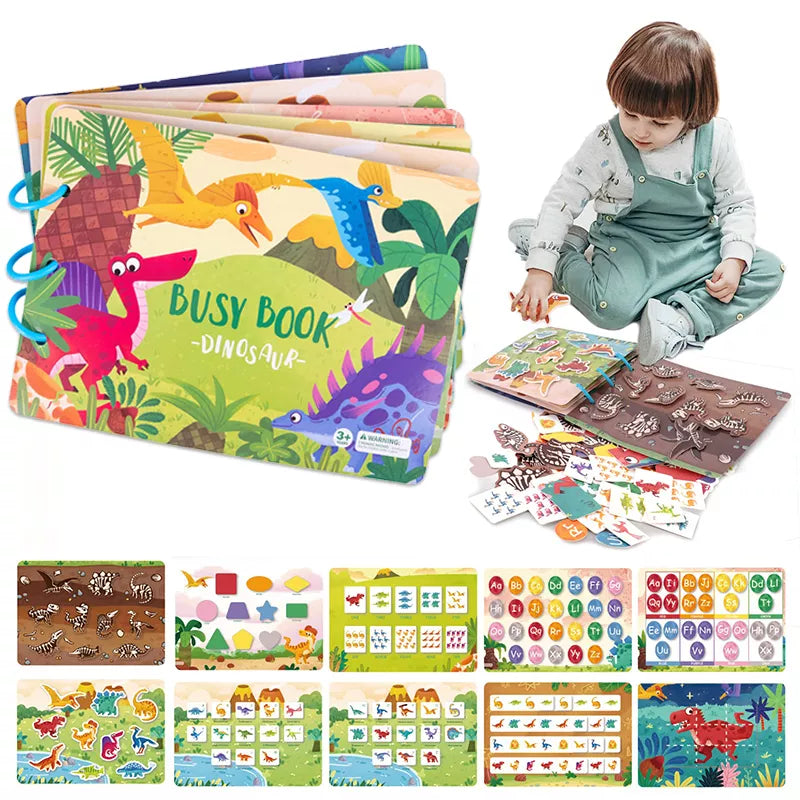 Montessori Quiet Book: Puzzle Game