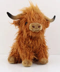 25cm Kawaii Highland Cow Plush Doll