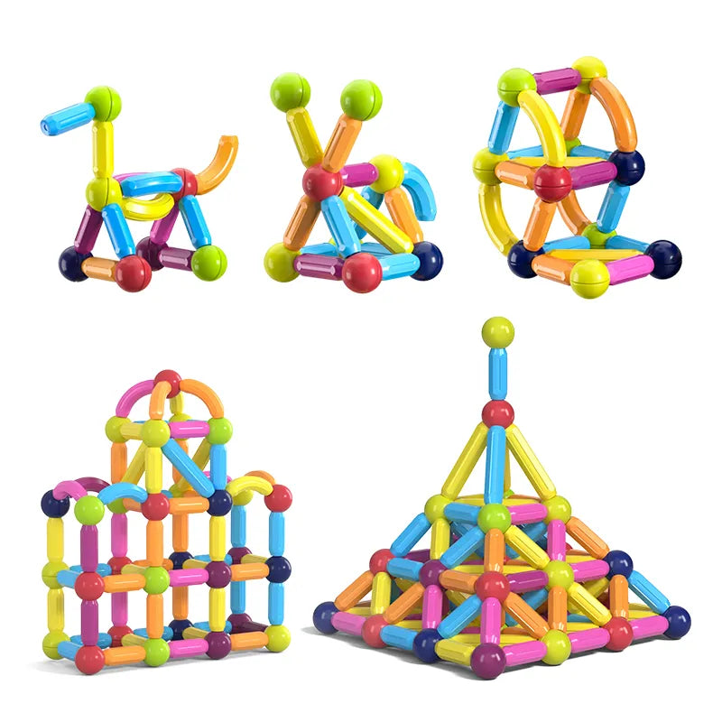 Magnetic Construction Set, Balls & Sticks