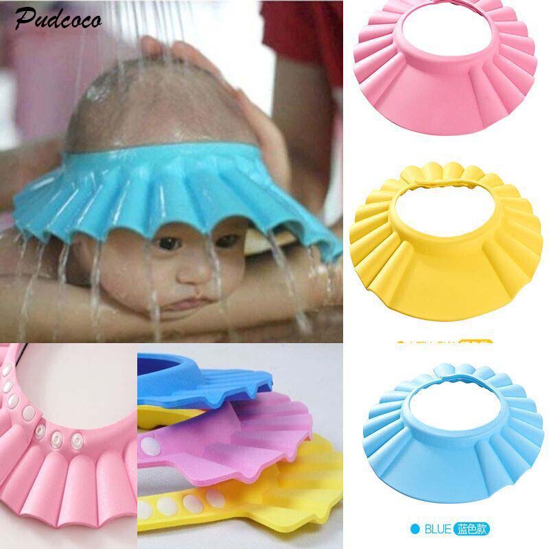 Baby Shower Adjustable Cap Children Shampoo Bath Wash