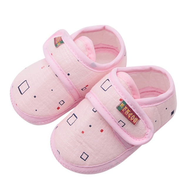 Baby Shoes I Love PaPa&MaMa Letter Printed Soft Bottom Footwear