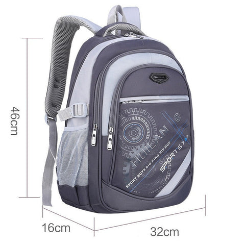 2018 Hot New Children School Bags For Teenagers Boys & Girls - Gray B - Baby Accessories