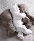 65Cm Plush Elephant Toy Baby Sleeping Back Cushion - Soft Toys