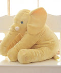 65Cm Plush Elephant Toy Baby Sleeping Back Cushion - Yellow - Soft Toys