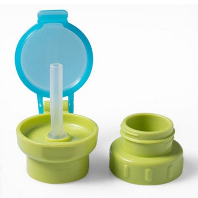 Portable Spill Proof Juice Soda Water Bottle Twist Cover Cap