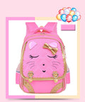 Fashion Sweet Cat Girls School Bags Waterproof Cartoon Pattern - Kids Books