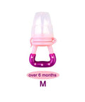 Fresh Fruit Food Kids Nipple Feeding / Safe Milk Feeder - Pink M - Baby Accessories