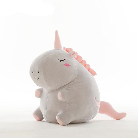 Cute Animal Stuffed Soft Pillow Baby Kids Toys For Girl Birthday Or Christmas Gift - 20Cm / Gray - Soft Toys