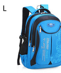 Kids Orthopedic Waterproof Backpack - L Blue Black - Kids Bag