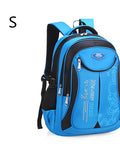 Kids Orthopedic Waterproof Backpack - S Blue Black - Kids Bag