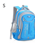 Kids Orthopedic Waterproof Backpack - S Blue Grey - Kids Bag