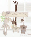 Cute Toddler Rattles Plush Rabbit Stroller Music Hanging Bell Toy - Toddler Toys