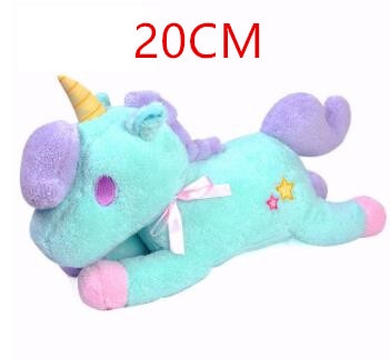Soft Horse Kawaii Rainbow Unicorn Doll Birthday Or Christmas Gift - J 20Cm - Soft Toys