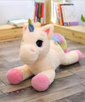 Soft Horse Kawaii Rainbow Unicorn Doll Birthday Or Christmas Gift - L 40Cm - Soft Toys