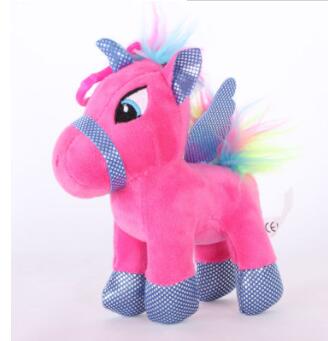 Soft Horse Kawaii Rainbow Unicorn Doll Birthday Or Christmas Gift - P 15Cm - Soft Toys