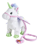 35Cm Electric Walking Unicorn Plush Toy - White - Soft Toys