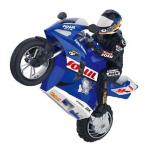 HC-802 Mini 1-6 RC Motorcycle, Self-Balanced Stunt Car for Kids