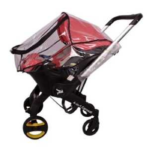 Double-Zipper Windproof PVC Baby Carriage Rain Cover