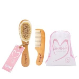 2pcs Baby Hair Brush & Comb Set for Newborn