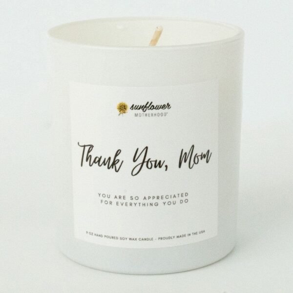 Thank You Mom Candle