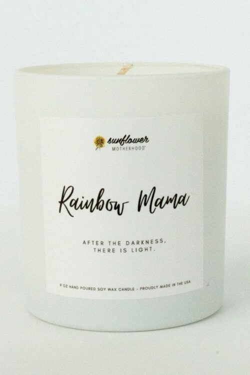 Rainbow Mama Pregnancy Loss Candle