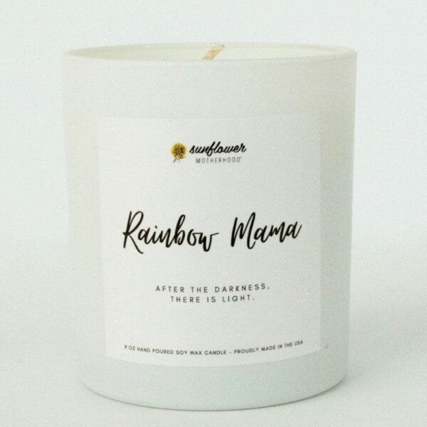 Rainbow Mama Pregnancy Loss Candle