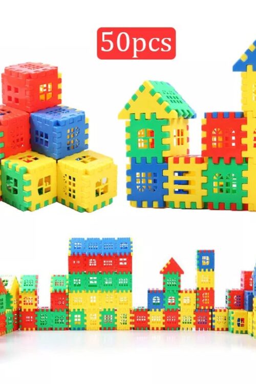 50pcs Building Blocks: Creative Educational Kids Toys