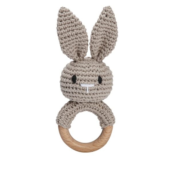 Crochet Bunny Rattle & Teether