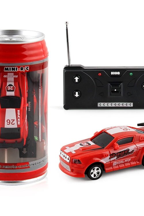 4 Colors Coke Can Creative Mini RC Car Radio Remote Control Micro Racing Car