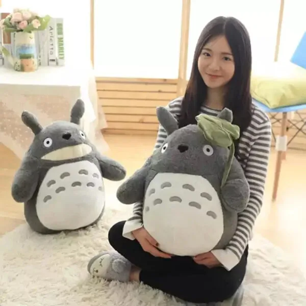 Totoro with Lotus Leaf Plush