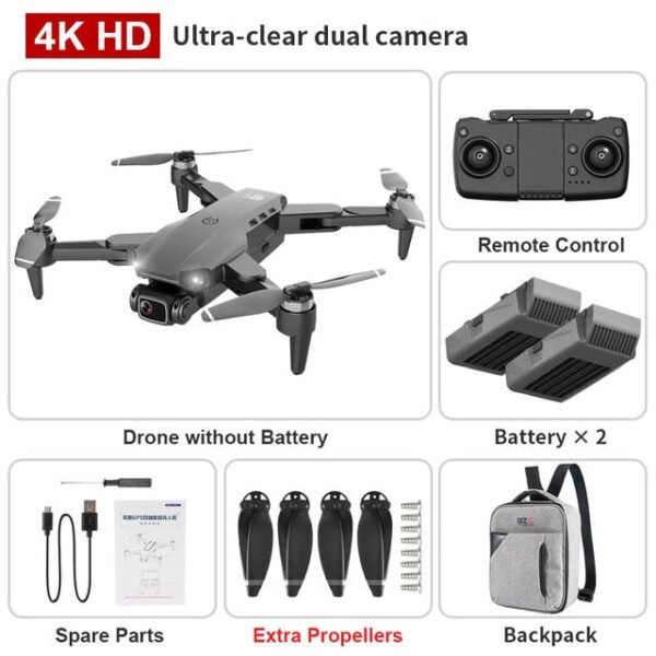 4K HD dual camera with GPS 5G WIFI FPV Drone