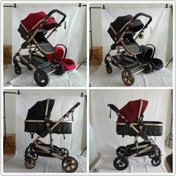 Luxurious 3-in-1 Baby Stroller