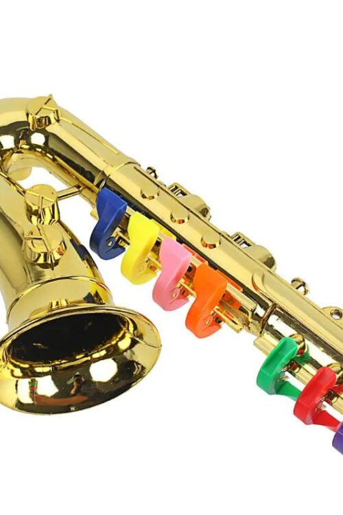 8-Tone Toy Saxophone & Trumpet for Kids – Musical Party Prop