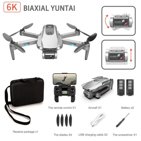 K60 Pro GPS Drone with Professional 6K Dual Camera