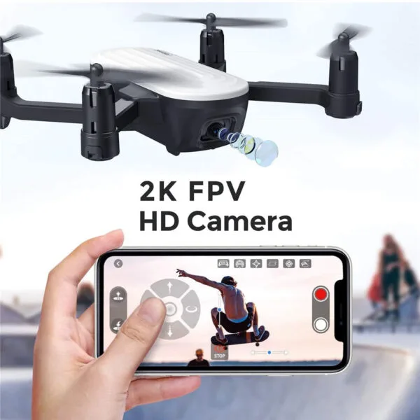 Foldable Drone with 2K FHD Camera Gravity Sensor FPV