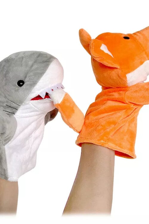 Animal Hand Puppets – Soft Educational Plush Toys for Babies