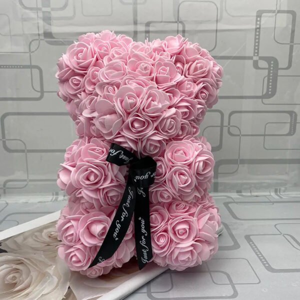 25cm Red Rose Teddy Bear