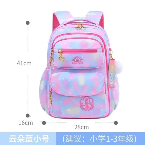 Orthopedic Girls' Primary School Backpack