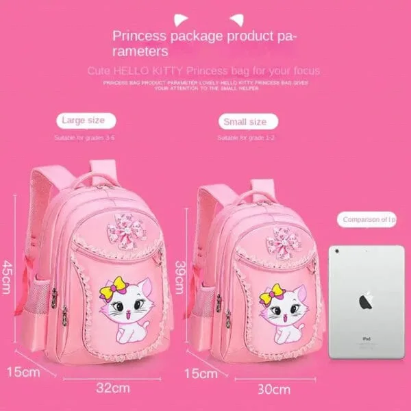 Pink School Backpack Set f