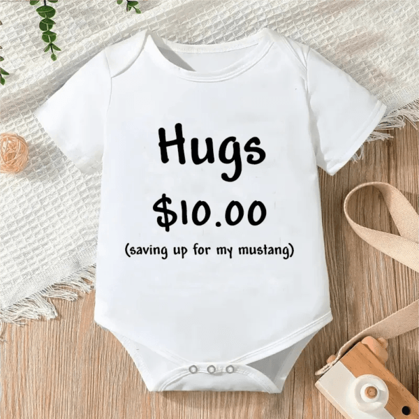 Newborn Letter Print Romper