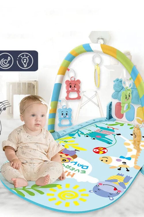 Baby Music Foot Piano & Crawling Pad – Fitness Stand Toy