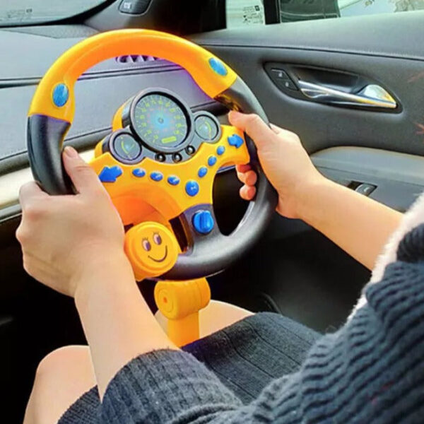 Electric Simulated Steering Wheel Toy