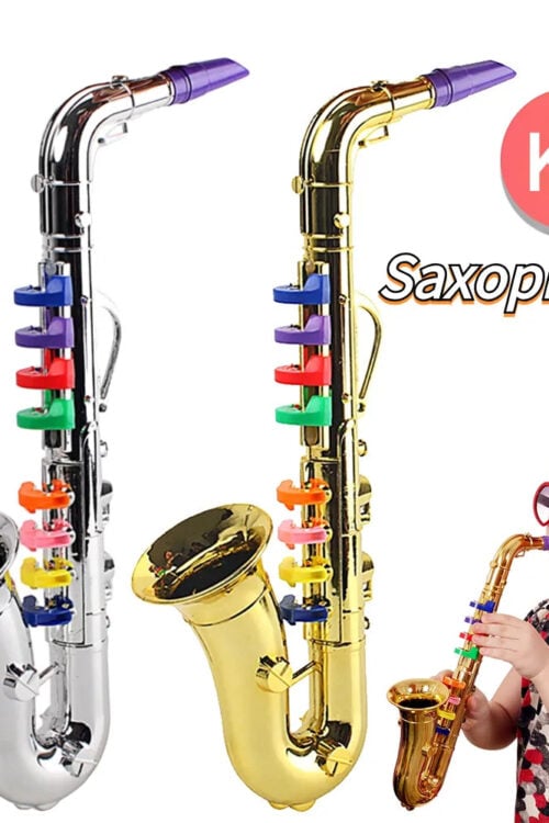 Kids’ Portable Toy Saxophone – Plastic Trumpet, Musical Learning