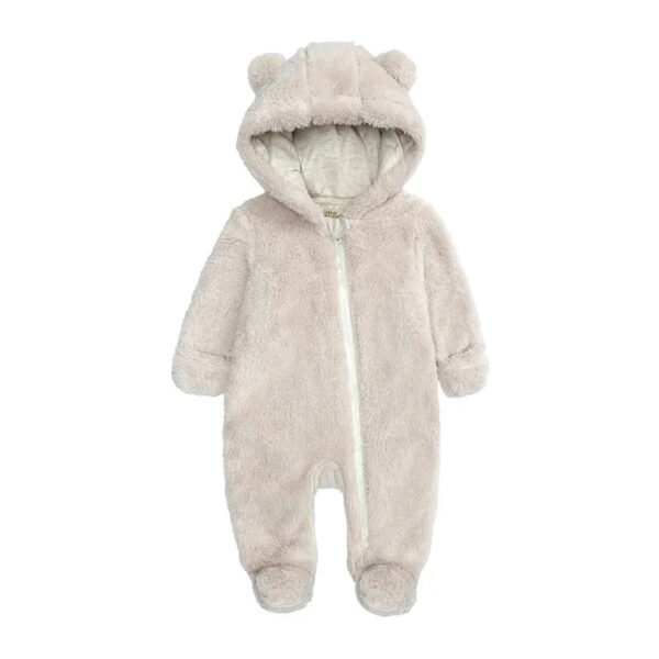 Cozy Bear-Themed Winter Jumpsuit