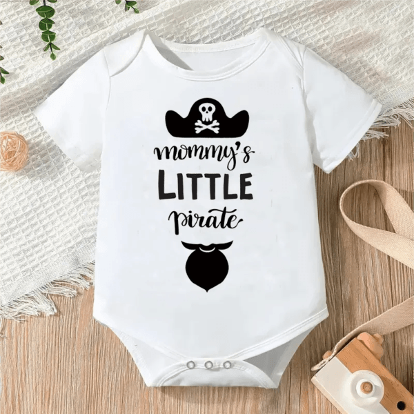 Newborn Letter Print Romper