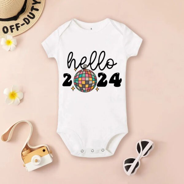 Hello 2024 Baby Bodysuit