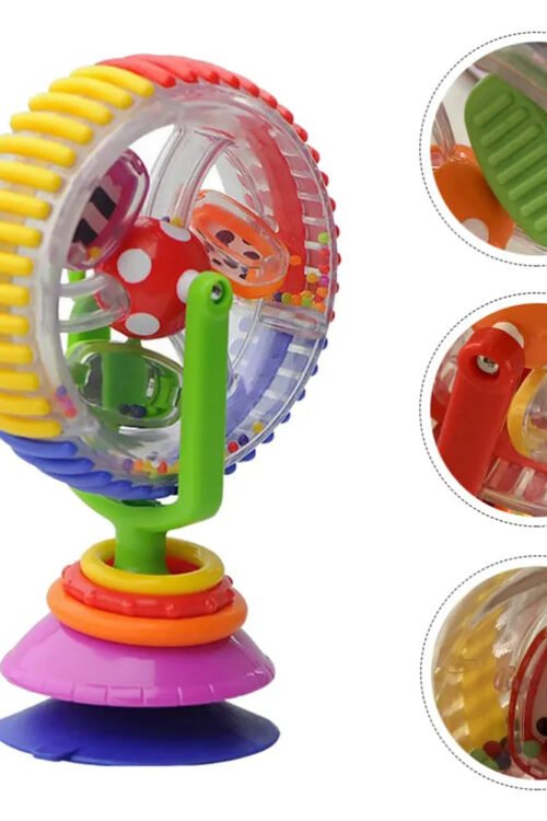 Rotating Ferris Wheel Baby Rattle – Suction Cup Development Toy