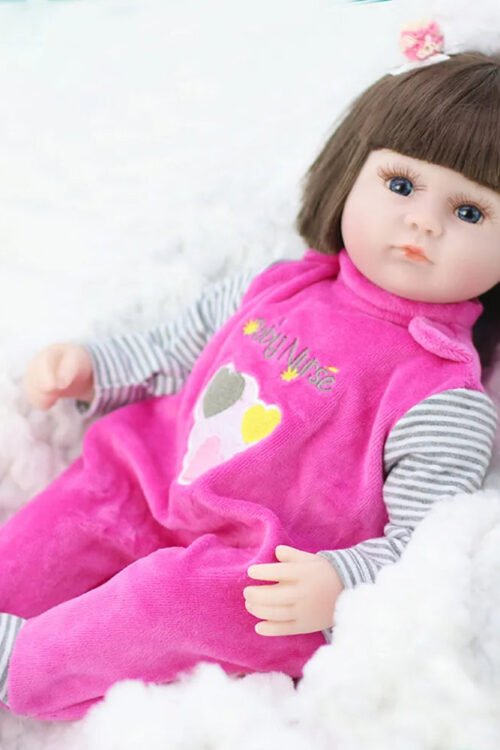 42cm Lifelike Sleeping Reborn Doll – Soft Toddler Bebe Toy